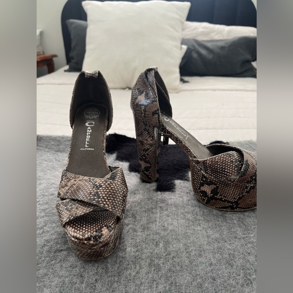 Campbell Handmade Havana Last Platforms - Picture 3 of 9